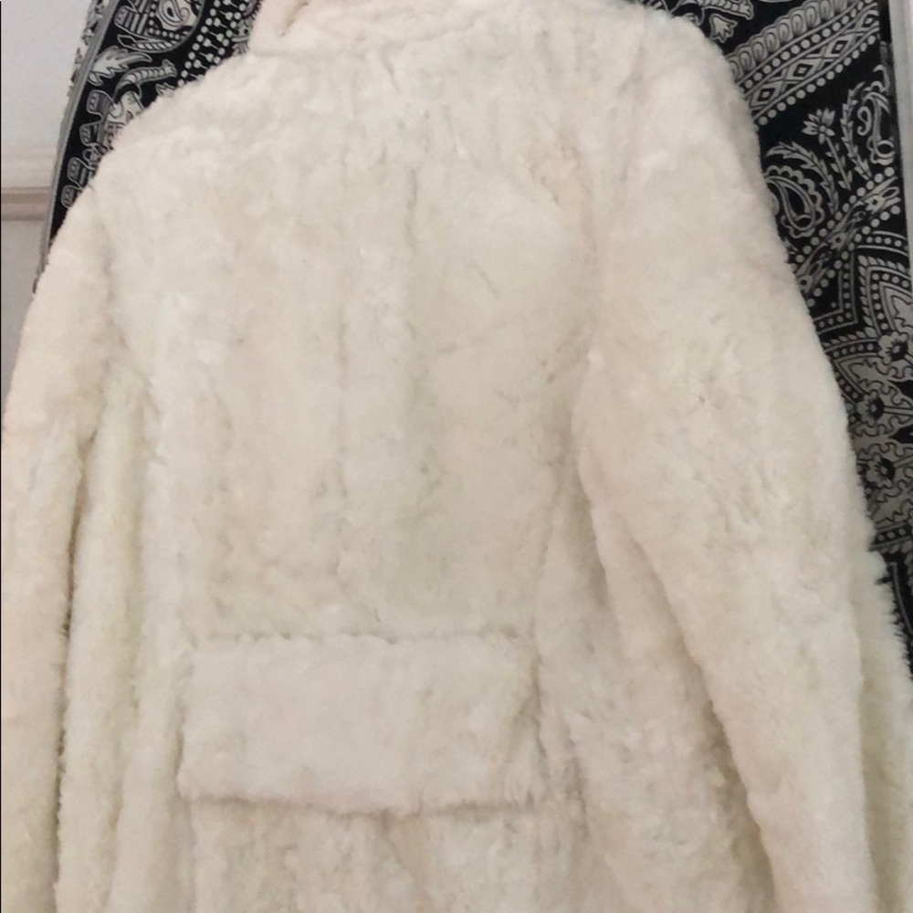 I.N.C. FAUX FUR FULL LENGTH COAT AT BLOOMINGDALES - Picture 7 of 8